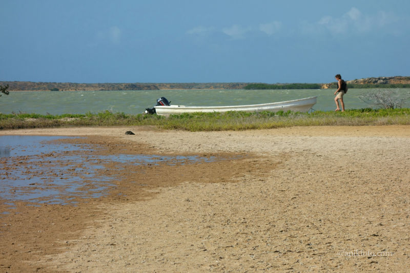 Lancha vers Punta Gallinas - la Guajira - Colombie